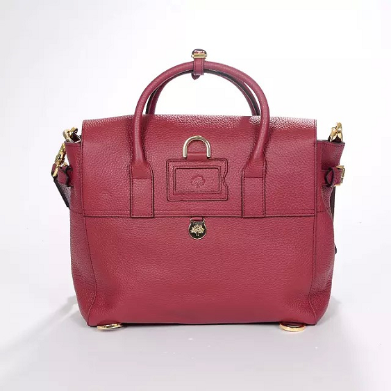 2014 A/W Mulberry Cara Delevingne Bag Oxblood Natural Leather